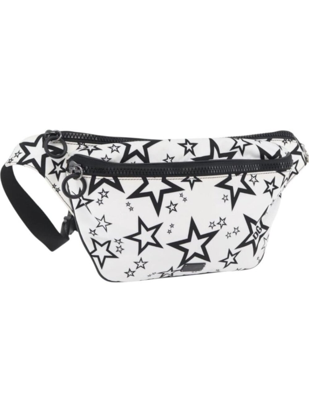 DOLCE&GABBANA Shoulder Bag Nylon White Silver